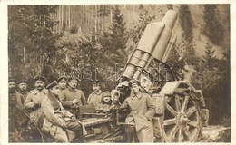 ** T2 Első Világháborús Hegyi ágyú Osztrák-magyar és Német Katonákkal / WWI K.u.k. Military, Mountain Cannon With German - Ohne Zuordnung