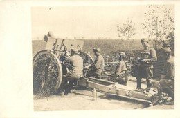 ** T1 Első Világháborús Osztrák-magyar Gyorstüzelő ágyú Lövésre Készen / WWI K.u.k. Military, Rapid Fire Cannon Ready To - Non Classés