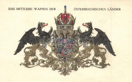 ** T2 Das Mittlere Wappen Der Österreichischen Länder / The Middle Coat Of Arms Of The Austrian Countries. Offizielle Ka - Non Classés