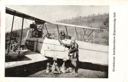 * T2 Útra Készen Bombavetésre Olaszország Felé / WWI Hungarian Military Aircraft Ready For Bombardment To Italy + '1917  - Non Classificati