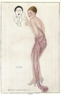 * T2 Anger / Gently Erotic Art Nouveau Postcard. Reinthal & Newman No. 993. S: Raphael Kirchner - Unclassified
