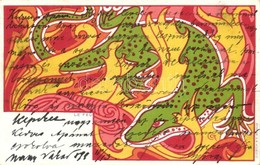 T2/T3 1899 Le Feu / Fire. Belgian Art Nouveau Postcard. Dietrich & Cie Bruxelles S: Gisbert Combaz - Ohne Zuordnung