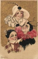 ** T1 Italian Art Postcard. Clowns. Ballerini & Fratini 365. S: Chiostri - Non Classés