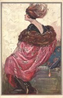 ** T2 Italian Art Deco Postcard. Lady With Fashion Hat. Anna & Gasparini 467-4. S: T. Corbella - Ohne Zuordnung