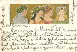 T2/T3 1904 Art Nouveau Ladies. Pfunds-Milchseife Milde Toilette Und Kinder Bade-Seite. Pfunds Betriebs-Druckerei, Dresde - Ohne Zuordnung