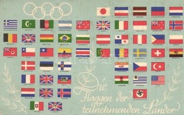 ** T1/T2 1936 Olympiajahr, Die Flaggen Der Teilnehmenden Länder. Reichssportverlag / Summer Olympics, The Flags Of The P - Zonder Classificatie