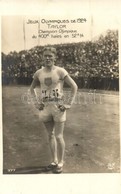 ** T1 1924 Jeux Olympiques. Taylor, Champion Olympique Du 400 Metres / 1924 Summer Olympics In Paris. Morgan Taylor, Ame - Zonder Classificatie