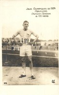 ** T2/T3 1924 Jeux Olympiques. Abrahams, Champion Olympique Du 100 Metres / 1924 Summer Olympics In Paris. Harold Abraha - Non Classés