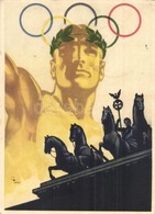 T2/T3 1936 Deutschland. XI. Olympische Spiele Berlin / Summer Olympics In Berlin, So. Stpl S: Franz Würbel (EK) - Sin Clasificación