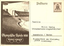 T2/T3 1936 Olympische Spiele Berlin / Olympic Games In Berlin. Advertisement Card S: Georg Fritz - Non Classés