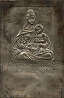 ** T2 1000-1900 Patrona Hungariae Ora Pro Nobis. Fémdomborműves Lev. Lapok Szab. Minden Kultúrállamban Magy. Szab. 10474 - Non Classificati