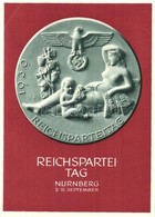 T2/T3 1939 Reichsparteitag Nürnberg. Feldpostkarte Reichsparteitag Des Friedens / NSDAP German Nazi Party Propaganda, Nu - Non Classificati