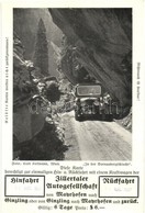 * T2/T3 1937 Dornauberg-Schlucht, Diese Karte Berechtigt Zur Einmaligen Hin- Und Rückfahrt Mit Einem Kraftwagen Der Zill - Zonder Classificatie