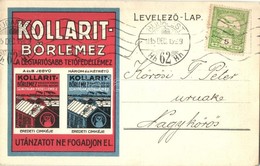 T2 1915 Kollarit-Bőrlemez A Legtartósabb Tetőfedéllemez. Kollár Miklós és Breitner Egyesült Újpest és Monfalcone Fedélle - Non Classificati