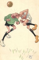 * T2 Football Match, Humour. 28/X. Litho, Artist Signed - Unclassified