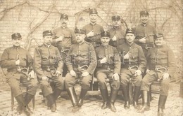 * T2/T3 Magyar Tűzoltók Az Első Világháború Idején / Hungarian Firefighters In Word War I. Group Photo (EK) - Unclassified