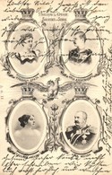 * T2 1903 Souvenir De Serbe / Serbian Royalties: Alexander I Of Serbia And His Wife Draga Masin, Milan I Of Serbia And H - Non Classés