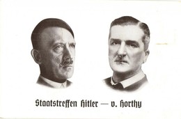 * T1/T2 1938 Staatstreffen Hitler - Von. Horthy; Verlag O. Struck '1938 Deutschlandreise Reichsverweser Von Horthy Nürnb - Ohne Zuordnung
