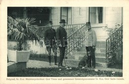 ** T2/T3 Belgrade, Sr. Exz. Ministerpräsident Graf Tisza Und Gewesener Generalgouverneur Sr. Exz. Graf Salis-Seewis / Gr - Zonder Classificatie