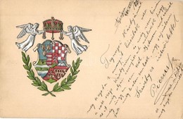 T2/T3 1903 Magyar Címer / Hungarian Coat Of Arms. Emb. - Unclassified