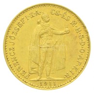 1911KB 10K Au 'Ferenc József' (3,39g/0.900) T:1-,2 Kis Patina, Apró Ph.
/ Hungary 1911KB 10 Korona Au 'Franz Joseph I' ( - Ohne Zuordnung