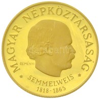 1968. 50Ft Au 'Semmelweis Ignác' (4.21g/0.900) T:1 (eredetileg PP) / Hungary 1968. 50 Forint Au 'Ignác Semmelweis' (4.21 - Unclassified