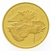 1994. 5000Ft Au 'Veszélyeztetett állatvilág - Túzok (7,78g/0.584) T:1 (eredetileg PP) / Hungary 1994. 5000 Forint Au 'Bu - Non Classés