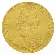 Ausztria 1898. 4D Au 'Ferenc József' (13,92g/0.986) T:2,2- Kis Ph., Karc, Fülnyom
/ Austria 1898. 4 Ducat Au 'Franz Jose - Zonder Classificatie