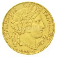 Franciaország / Második Köztársaság 1851A 20Fr Au (6,43g/0.900) T:2 / 
France / Second Republic 1851A 20 Francs Au (6,43 - Ohne Zuordnung