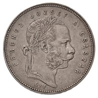 1869GYF 1Ft Ag 'Ferenc József / Angyalos Címer' Gyulafehérvár (12,26g) T:2 Patina / Hungary 1869GYF 1 Forint Ag 'Franz J - Unclassified