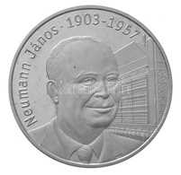 2003. 5000Ft Ag 'Neumann János' Dísztokban T:PP Felületi Karcok / 
Hungary 2003. 5000 Forint Ag 'John Von Neumann' In Ca - Unclassified