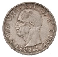 Albánia / Olasz Megszállás 1939R 5L Ag 'III. Viktor Emánuel' T:1-,2 Patina / Albania / Italian Occupation 1939R 5 Lire A - Non Classificati