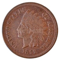 Amerikai Egyesült Államok 1871. 1c 'Indián Fej' T:2 / USA 1871. 1 Cent Br 'Indian Head' C:XF
Krause KM#90a - Ohne Zuordnung