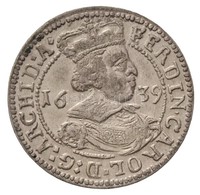 Ausztria 1639. 3kr Ag 'Ferdinánd Károly' Hall (1,57g)T:2 / Austria 1639. 3 Kreuzer 'Ferdinand Charles' Hall (1,57g) C:XF - Ohne Zuordnung