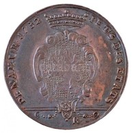 Osztrák Németalföld 1732. 'Conrad D'Ursel Gróf / Namur' Br Emlékérem (8,72g/32mm) T:2 / 
Austrian Netherlands 1732. 'Con - Sin Clasificación