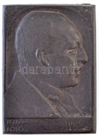 Osztrák-Magyar Monarchia 1916. 'JÓZSEFFHGH 1914-1916 (József Főherceg)' Zn Sapkajelvény. Szign. Ligeti Miklós (27x38mm)  - Ohne Zuordnung