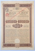 Budapest 1905. 'Budapesti Közúti Vaspálya Társaság - 4% Elsőbbségi Kölcsön' Kötvénye 1000K-ról, Bélyegzésekkel, Két Nyel - Non Classés