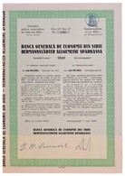 Románia / Nagyszeben 1940. 'Nagyszebeni Általános Gazdasági Bank' ötven, Névre Szóló Részvénye Egyben összesen 30.000L-r - Non Classés