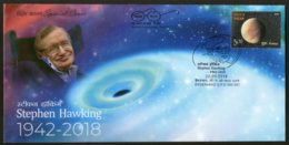 India 2018 Stephen Hawking Cosmologist Black Hole Solar Science Special Cover # 6874 - Azië