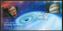 India 2018 Stephen Hawking Cosmologist Black Hole Solar Science Special Cover # 6890 - Asia