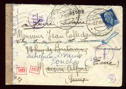 Italie - Enveloppe De Spilimbergo Pour La France En 1942 Avec Contrôle Postal - O 316 - Marcofilie