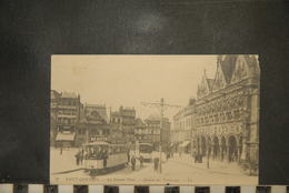 CP, 02, Saint Quentin, SAINT QUENTIN - La Grande Place - Station Des Tramways, 87, LL - Saint Quentin