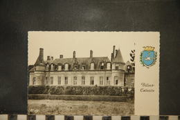 CP, 02, VILLERS COTTERETS, VILLERS-COTTERETS - Château Vu De Derrière, Blason, 11, COMBIER - Villers Cotterets
