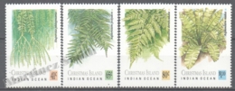 Christmas Island 1989 Yvert 293-96, Flora, Wild Ferns - MNH - Christmas Island