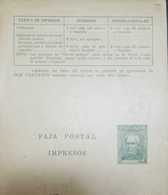 O) 1900 APROX. ARGENTINA, FAJA POSTAL ADMIRAL GUILLERMO BROWN 4c Green. NEWSPAPER WRAPPER, XF - Covers & Documents