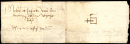 1450 Ca. - Lettera Completa Di Testo Per Venezia, Gilda Al Verso. ... - 1. ...-1850 Prephilately
