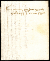 1458 - Lettera Completa Di Testo Da Firenze 15/7/1458 A Venezia. ... - ...-1850 Préphilatélie