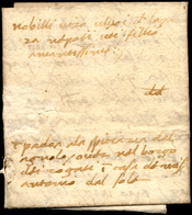 1489 - Lettera Completa Di Testo Da Montagnana A Napoli. ... - 1. ...-1850 Prefilatelia