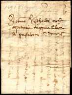 1496 - Lettera Completa Di Testo Da Bergamo 14/10/1496 A Venezia. ... - ...-1850 Préphilatélie