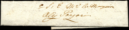 1550 Ca. - Splendida Minilettera, Dimensioni 9 X 2 Cm., Con Parte Di Sigillo In Cerolacca Nera Al Ve... - ...-1850 Préphilatélie